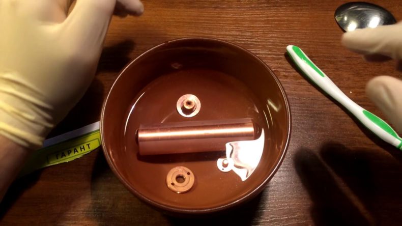 Chistka mednogo meh moda