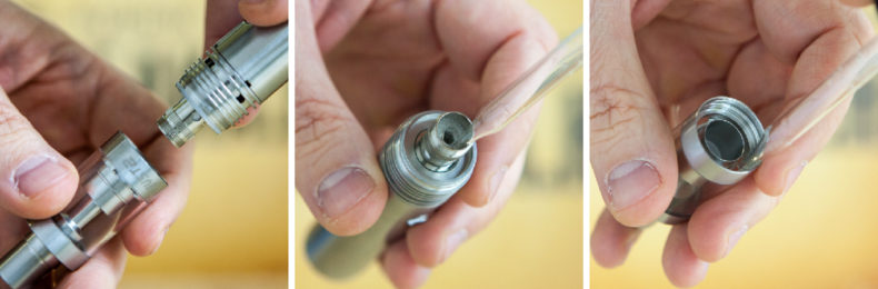 Elektronnaya sigareta zapravlyaemaya