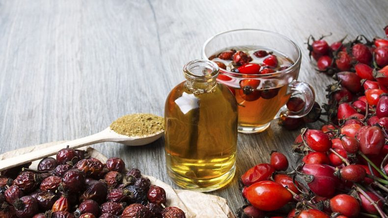 Чай из шиповника и мед