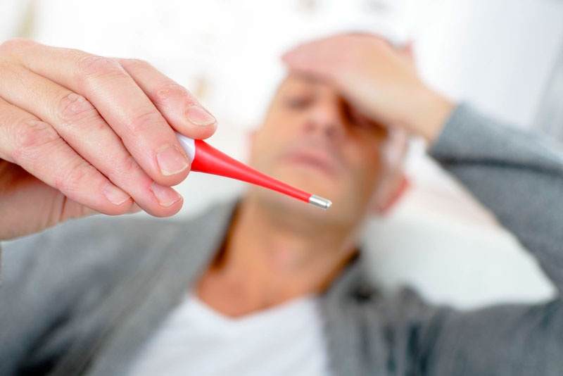 высокая температура при гепатите