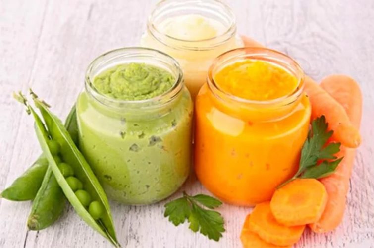 Протертое пюре из овощей