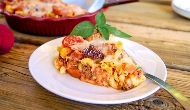 макаронная запеканка