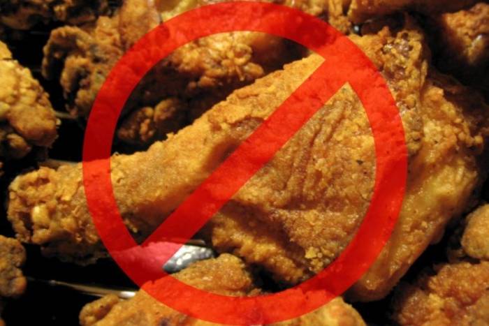 исключение жареной пищи