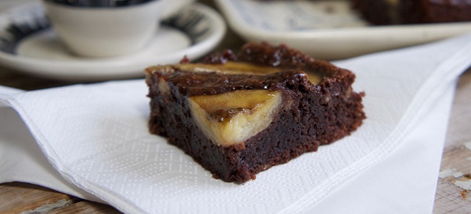 Брауни с бананом