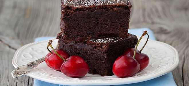 Брауни с вишней