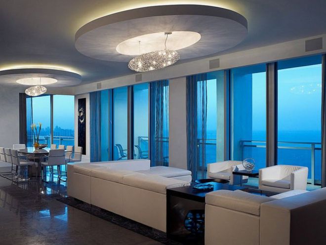 Дизайн гостиной столовой 5