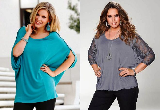 блузки летучая мышь для полных блузки летучая мышь для полных