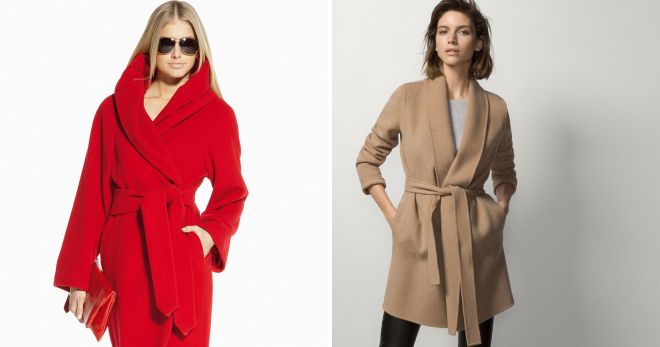 демисезонное пальто-халат демисезонное пальто-халат