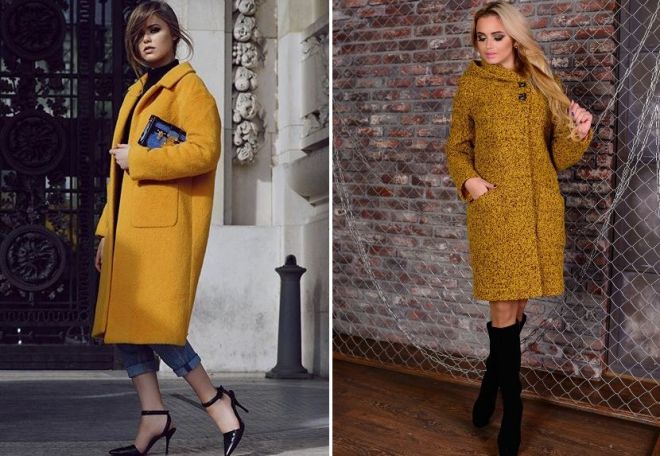 горчичное пальто горчичное пальто