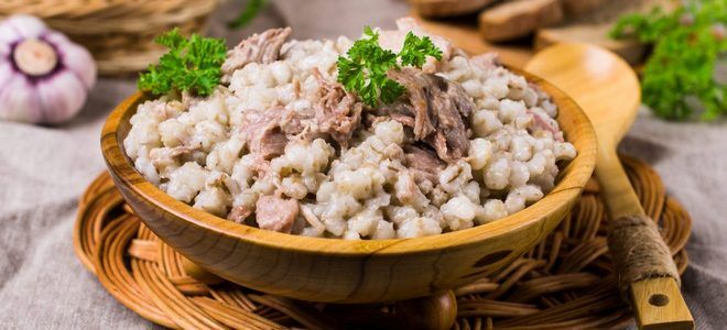 как вкусно приготовить перловую кашу с тушенкой как вкусно приготовить перловую кашу с тушенкой