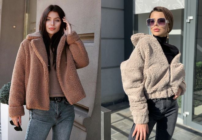 короткая шубка тедди короткая шубка тедди