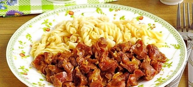 куриные желудки в соевом соусе на сковороде куриные желудки в соевом соусе на сковороде