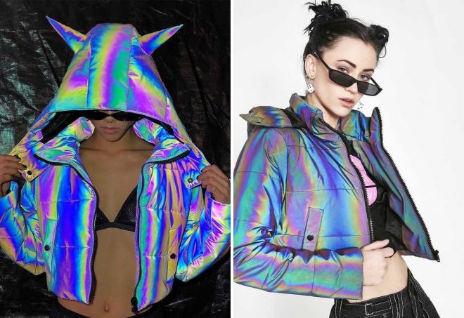 радужная светящиеся куртка радужная светящиеся куртка