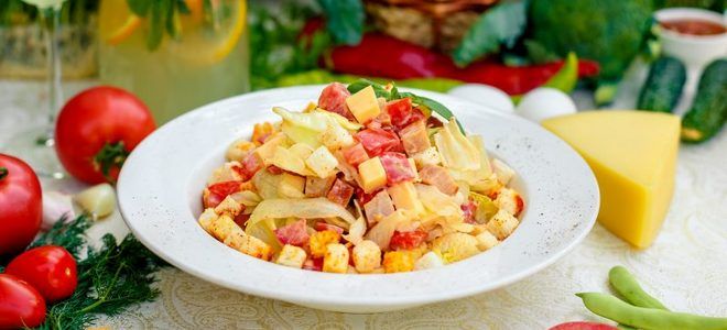 фото10 рецепт летнего салата с курицей