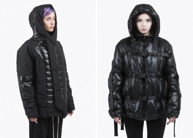 черный зимний бомбер черный зимний бомбер