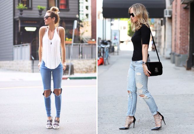 летние рваные джинсы летние рваные джинсы