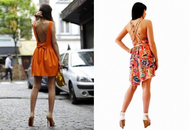 летний сарафан с открытой спиной летний сарафан с открытой спиной