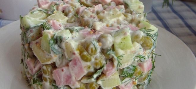 фото11 рецепт летнего салата оливье