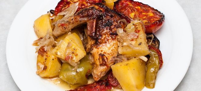 свиная шейка с овощами в духовке свиная шейка с овощами в духовке