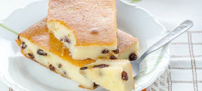 фото11 творожная запеканка с изюмом