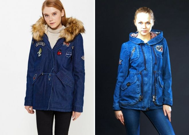 женская джинсовая куртка парка женская джинсовая куртка парка