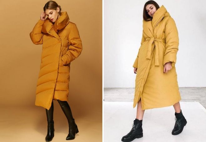 горчичный пуховик горчичный пуховик