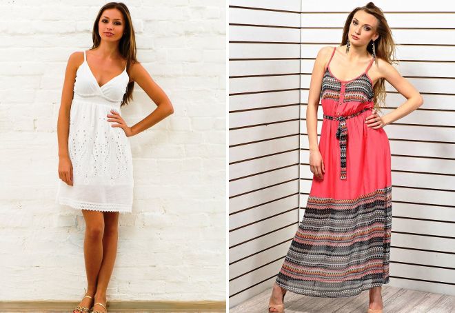 летний сарафан на бретельках летний сарафан на бретельках