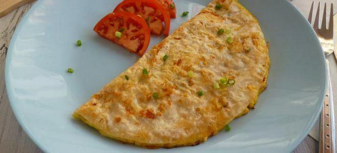 омлет с творожным сыром омлет с творожным сыром