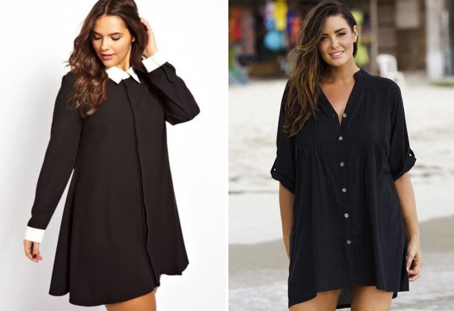 свободное платье рубашка для полных свободное платье рубашка для полных