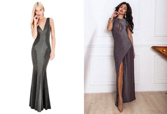 вечернее платье с люрексом вечернее платье с люрексом