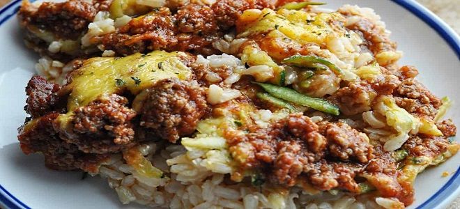 кабачки с мясом и рисом в духовке кабачки с мясом и рисом в духовке