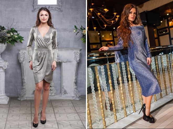 новогодние платья с люрексом новогодние платья с люрексом