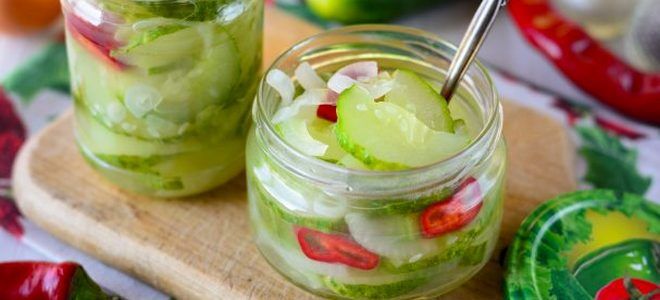 острый салат из огурцов на зиму острый салат из огурцов на зиму