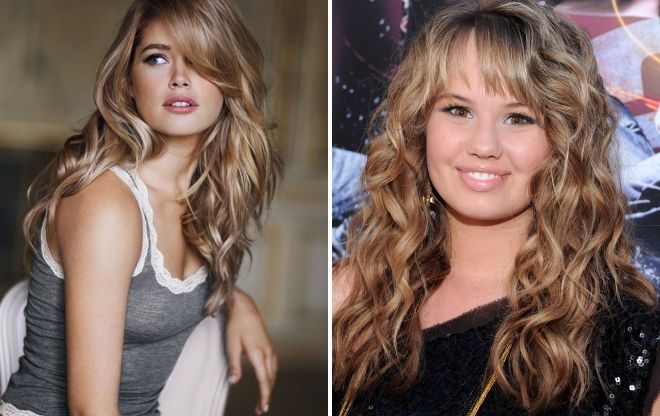 пляжные локоны с челкой пляжные локоны с челкой