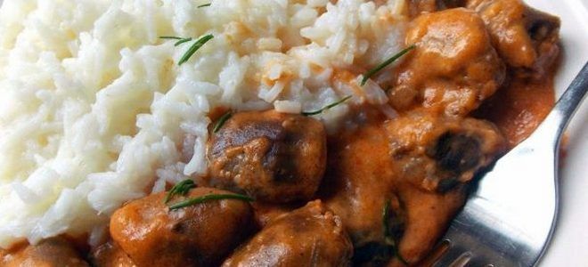 рис с куриными желудками в сковороде рис с куриными желудками в сковороде