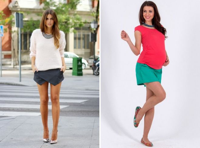 юбка шорты для беременных юбка шорты для беременных