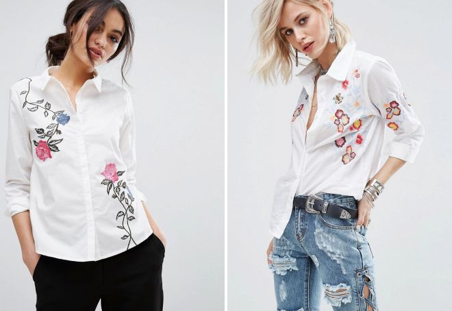 женская рубашка с вышивкой женская рубашка с вышивкой