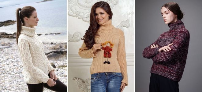 зимний свитер с горлом зимний свитер с горлом