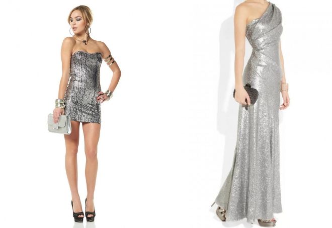 аксессуары к серебристому платью аксессуары к серебристому платью