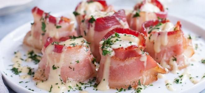 гребешок в беконе гребешок в беконе