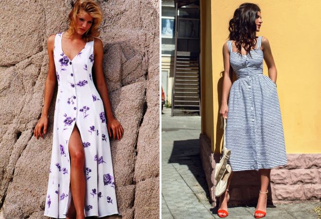 летний сарафан на пуговицах летний сарафан на пуговицах