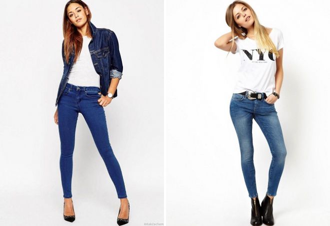 обтягивающие джинсы с низкой талией обтягивающие джинсы с низкой талией
