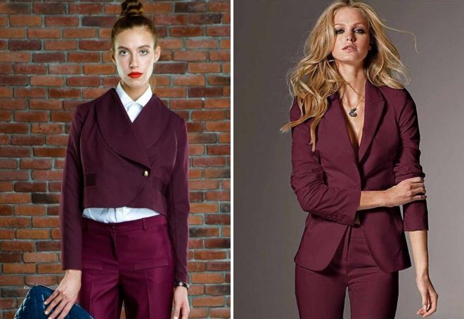 пиджак винного цвета пиджак винного цвета