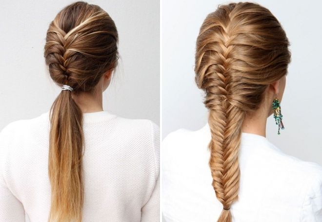 прическа обратный колосок прическа обратный колосок