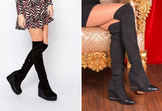 сапоги чулки на танкетке сапоги чулки на танкетке