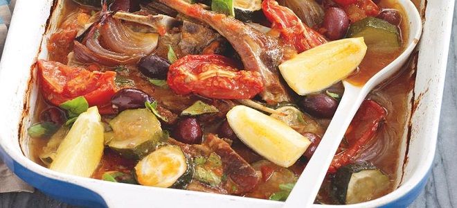баранина с кабачками в духовке баранина с кабачками в духовке