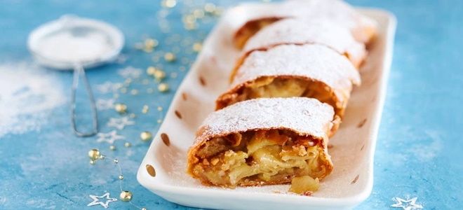 классический рецепт яблочного штруделя классический рецепт яблочного штруделя