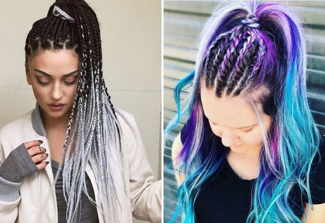 косички с канекалоном омбре косички с канекалоном омбре