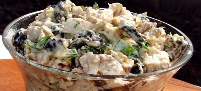 салат из говяжьего языка с черносливом салат из говяжьего языка с черносливом