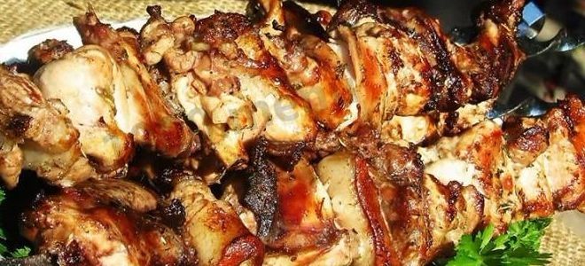 шашлык из кролика шашлык из кролика